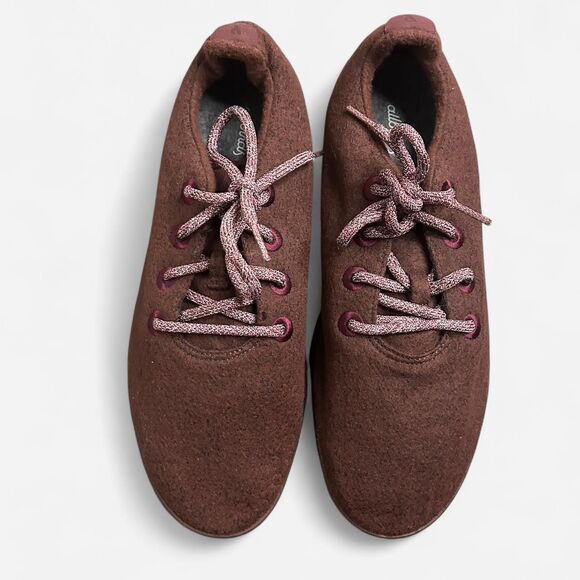 Allbirds Men's Brown and Burgundy Trainers - Picture 2 of 7